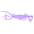 Disney Fantasy Key Magnet.stl Disney Cruise - DCL Magnetic Key - Fantasy