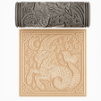 c.png Capricorn Zodiac Texture Roller