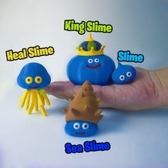 4.jpg STL file Dragon Quest Slime Pack 1・3D printable design to download, lacalavera