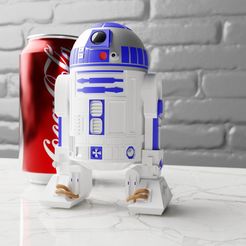 R2-D2.jpg STL-Datei R2-D2 kostenlos herunterladen • Modell zum 3D-Drucken, Turtleoxide