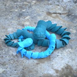 print-in-place articulated snake, 3d-fabric-jean-pierre