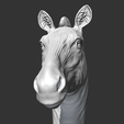 02.png Zebra Head AM19 3D print model