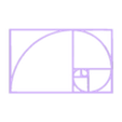 2.stl GOLDEN RATIO - WALL DECORATION