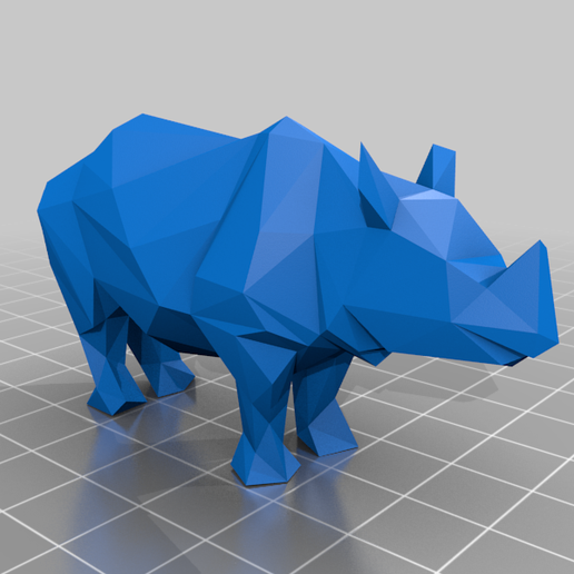 low_poly_rhino_3dless_com_simplified.png Free STL file LOW POLY RHINO・3D printable model to download, _rob3D