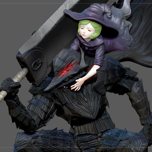 13.jpg BERSERK GUTS  schierke SCIERKE FANTASY ANIME SWORD CHARACTER