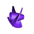 impeller_neu_straight 5mm 70100helix.STL Water Jet propulsion unit