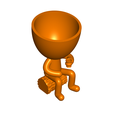 Robert Mate_1.png Archivo STL gratis Jarrón Maceta Mate Argentino Uruguayo Robert Plant - Plant Vase Flowerpot Argentine Uruguayo Mate Robert・Plan imprimible en 3D para descargar