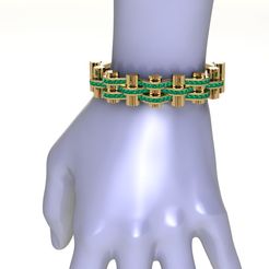 a101.jpg STL file bracelet・3D printable model to download