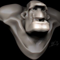 Mongo_display_large_display_large.jpg Fichier OBJ gratuit Mongo・Objet à télécharger et à imprimer en 3D