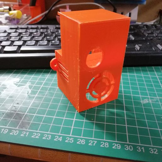CR10 hotend extended cover - 3D model önizlemesi