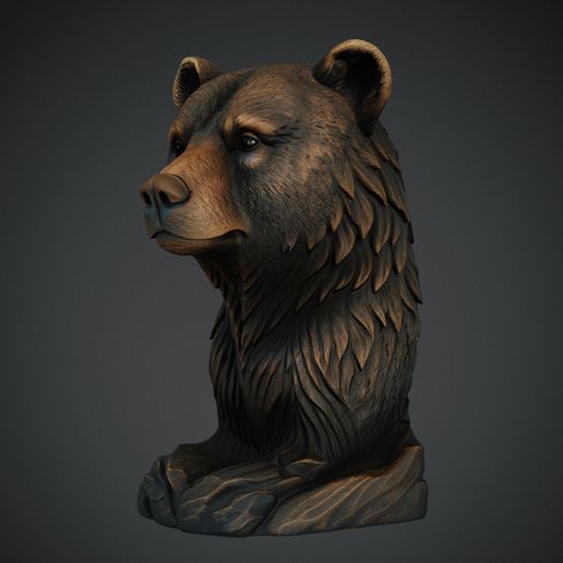 bear3.jpg BEAR BOOK HOLDER / DECOR / STATUE