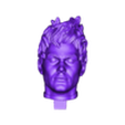head.stl STL HUMAN TORCH FANTASTIC FOUR BUST 3D PRINT