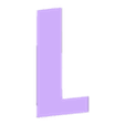Letter_L.stl Alter Bridge Logo Sign Lamp