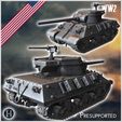 2.jpg M36B2 Jackson Tank Destroyer (combat damaged version) - USA US Army Western Front Normandy Africa Bulge WWII D-Day