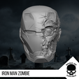 3.png Iron Man Zombie Head for 6 inch action figures