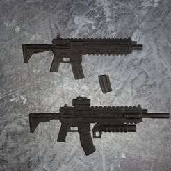 20201209_141115.jpg STL-Datei AR Core Collection - 1:12 Action Figure Weapons Pack・Modell zum Herunterladen und 3D-Drucken