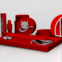 Render-1.png WEED TRAY AND ACCESSORIES - ARGENTINEAN SOCCER - CLUB ATLÉTICO INDEPENDIENTE