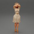 Girl-0005.jpg Elegant Woman Modern Style Fashion Posing in Hat 3D print model