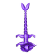 Vaporeon-v3.stl Articulating Flexi Vaporeon