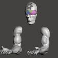 Wall Mounted Spool Holder - 3D Printing Guardian in Meshmixer.jpg Бесплатный STL файл 3D Printing Guardian - настенный держатель катушки с филаментом・Идея 3D-печати для скачивания