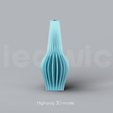 D_10_Renders_00.png Niedwica Vase D_10 | 3D printing vase | 3D model | STL files | Home decor | 3D vases | Modern vases | Floor vase | 3D printing | vase mode | STL