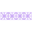 Decor 1x4.stl Casket with roman lattice pattern