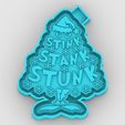 christmas-tree-grinch-stink-stank-stunk_1.jpg christmas tree grinch stink stank stunk - freshie mold - silicone mold box