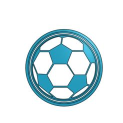 Näyttökuva-2021-06-29-184603.jpg Descargar archivo STL Cortador de galletas de fútbol • Plan de la impresora 3D, Printerboy