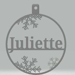juliette.jpg Personalized bauble Juliette