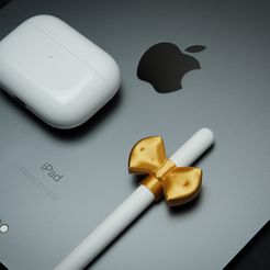 DSCF2412-2.jpg Fichier OBJ gratuit Apple Pencil Bow Clip pour Apple Pencil 1 & 2 | iPad・Plan pour impression 3D à télécharger