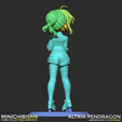 D.png Altria Pendragon / Saber - Cute Royal Outfit - Fate Series Anime Figure - 3D Printing