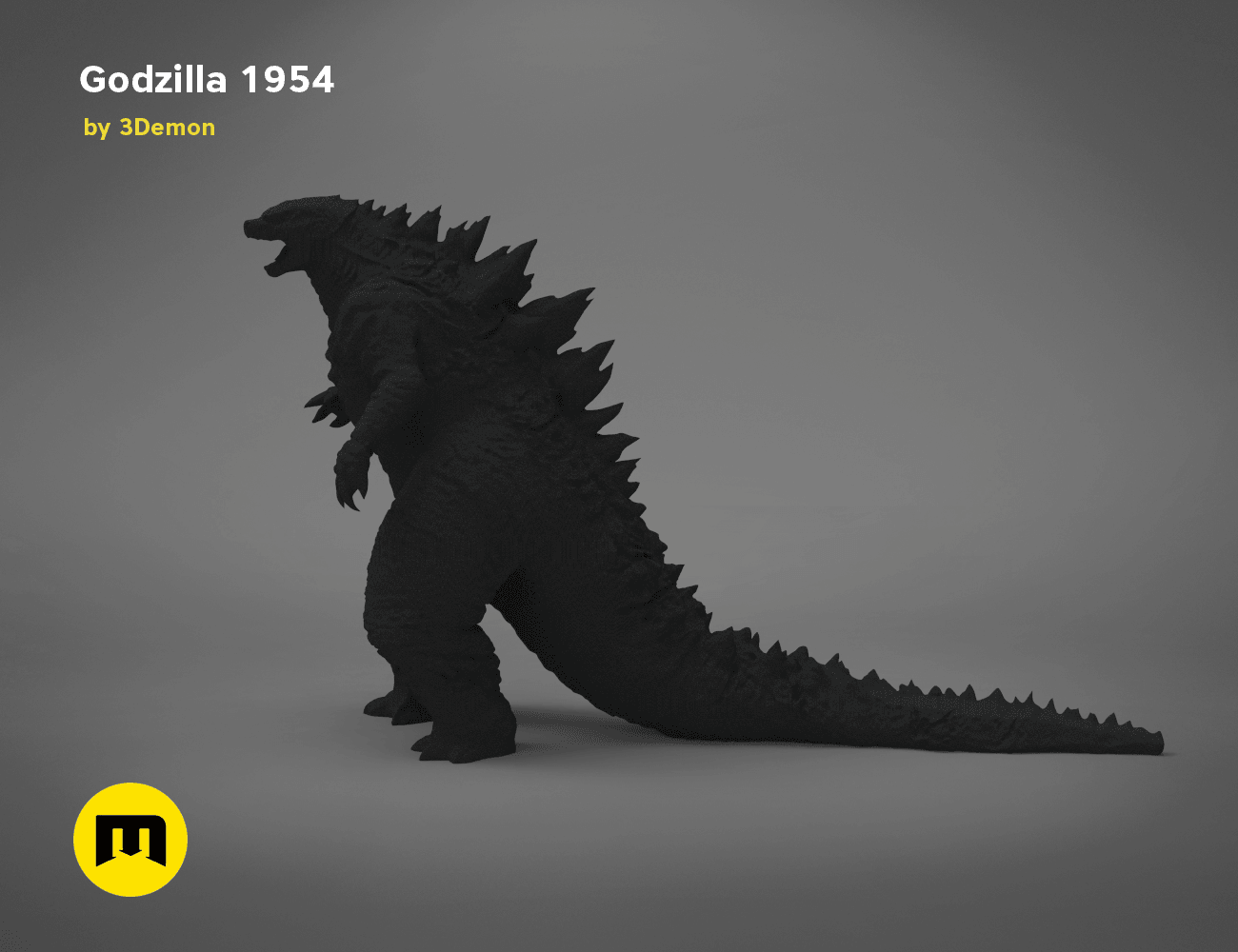 godzilla-black-japanese-right.197.png Download free OBJ file Godzilla 1954 figure and bottle opener • Design to 3D print, 3D-mon