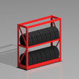 1.png Wheels Rack for 1/64 garage.