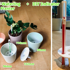 self_watering.png STL-Datei Self-watering planter with indicator kostenlos・3D-druckbares Design zum herunterladen