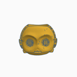3.png Baby c3p0 succulent planter funko style