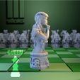 Chess-Natu4r-queen-side.jpg 2x Chess Set Cyborgs vs. Nature