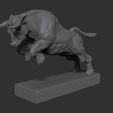 09.jpg 3D-печатная модель сердитого быка