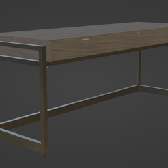 Prewiev_1.png Desk-3 3D Model Low-poly