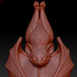 11.png Upside Down Bat Decor - Indoor Planter - Candle Holder