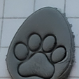eggpaw.png Easter cookiecutter small egg - paw