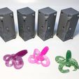 4 Tail Grub-001.jpg STL file Four Tail Grub Soft Plastic Injection Mold・3D printer design to download