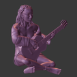 HippyBard-7.png Female Bard Hippy Girl Guitar