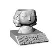 2.png cute lady-Home sweet home planter pot