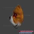Bulldog_Mask_Cosplay_STL_06.jpg Bulldog Mask STL File Halloween Cosplay Helmet 3D Printable