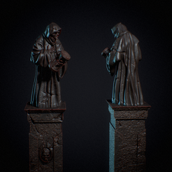 gp2.png STL-Datei Sensenmann-Statue (Sanduhr) kostenlos・3D-druckbares Design zum herunterladen