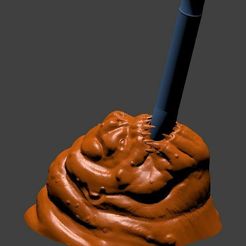 rpen.JPG Archivo STL gratis Portabolígrafos con cabeza de rancor・Modelo imprimible en 3D para descargar