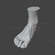 xxxxxxx.jpg Realistic Male 3D STL Model - Detailed Human Foot Design