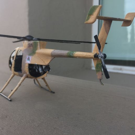 🇺🇸 MD530 HELI 1:35 SCALE MODEL・ STL File for ・Cults