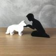 IMG-20240323-WA0068.jpg Boy and his Border Collie for 3D printer or laser cut