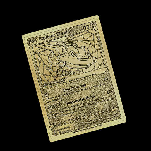 Radiant Steelix Pokemon Anime STL File for Cults